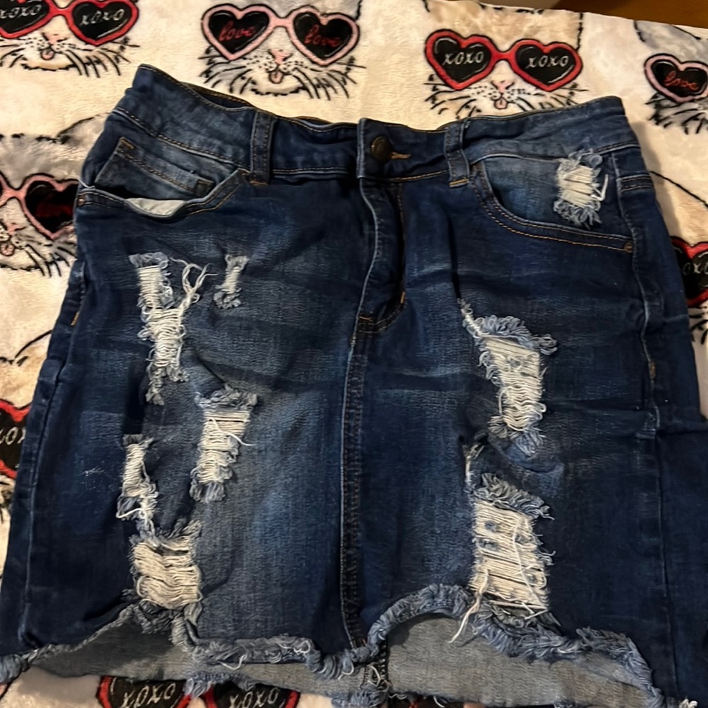 Jean skirt
